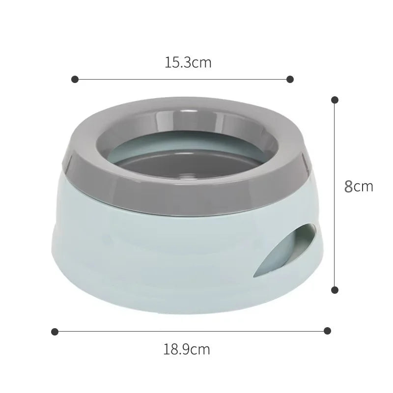 Outdoor Travel Pet Water Bowl Car Anti Slip Anti Splash Floating Water Dispenser Leakproof No Wet Mouth Portable Drinking Bowl