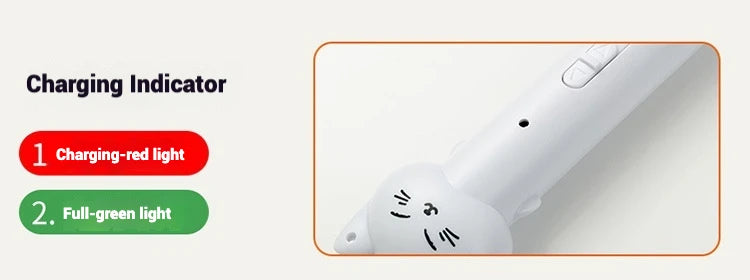 Laser Cat Toy USB Rechargeable Interactive Pet Light Stick Multi Pattern Infrared Pointer Funny Cat Chaser Exercise Training Toy