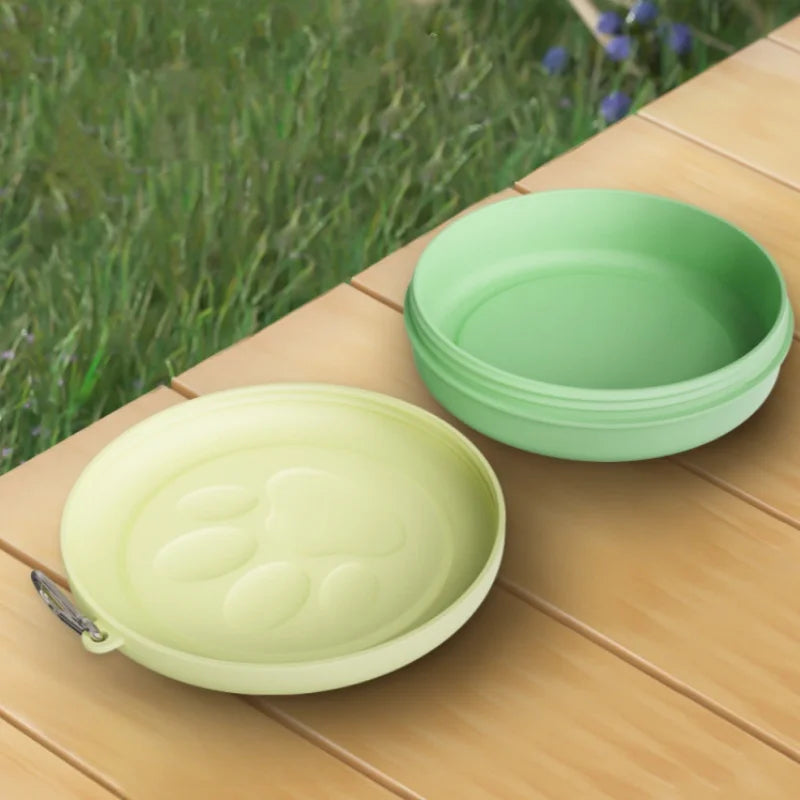 Portable Pet Dog Food Water Container Outdoor Travel Dog Drinking Bowl Durable Pet Feeder Bowl for Cats Dogs Pet Feeding Supply