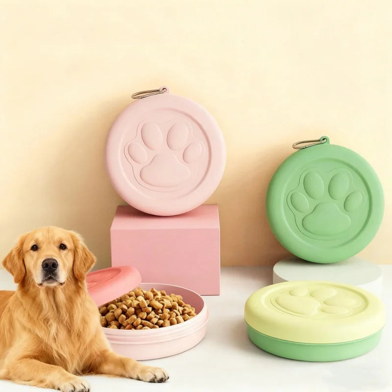 Portable Pet Dog Food Water Container Outdoor Travel Dog Drinking Bowl Durable Pet Feeder Bowl for Cats Dogs Pet Feeding Supply